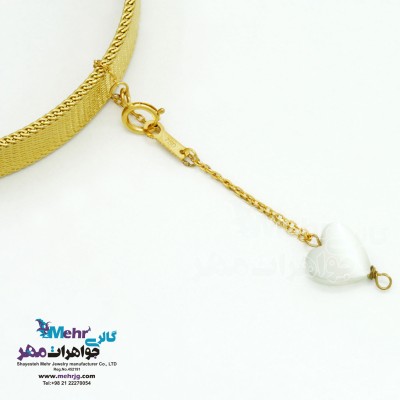 آویز ساعت طلا طرح قلب