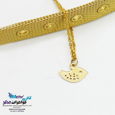 آویز ساعت طلا طرح ماهی