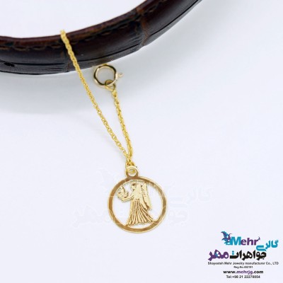آویز ساعت طلا - ماه تولد شهریور