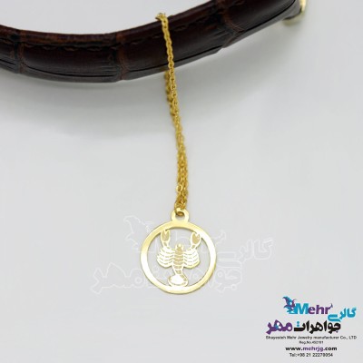 آویز ساعت طلا - ماه تولد آبان