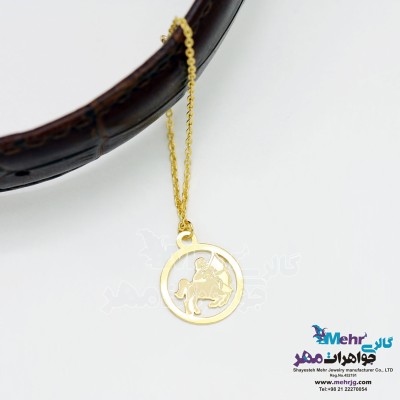آویز ساعت طلا - ماه تولد آذر
