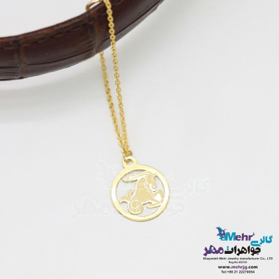 آویز ساعت طلا - ماه تولد دی