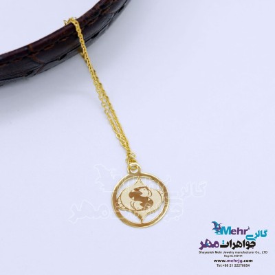 آویز ساعت طلا - ماه تولد اسفند