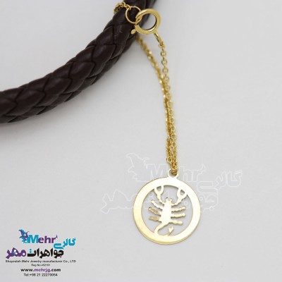 آویز ساعت طلا - ماه تولد آبان