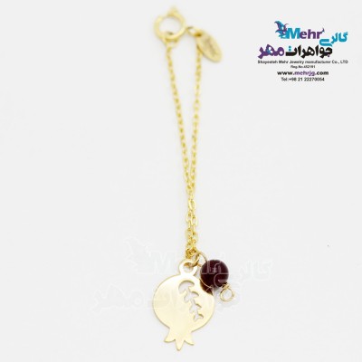 آویز ساعت طلا طرح انار