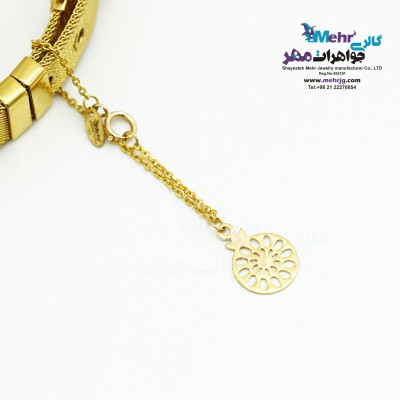 آویز ساعت طلا طرح انار
