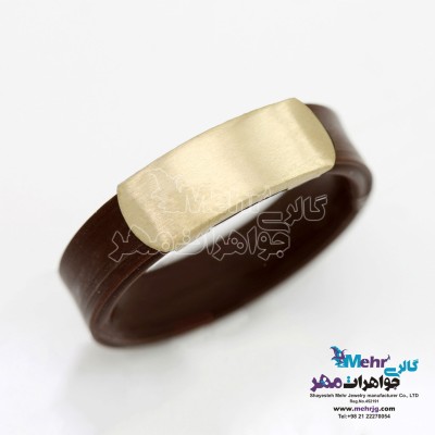 انگشتر طلا و چرم