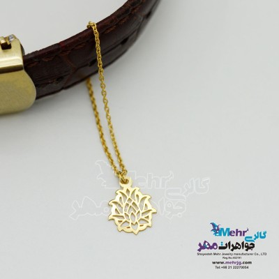 آویز ساعت طلا - طرح اسلیمی