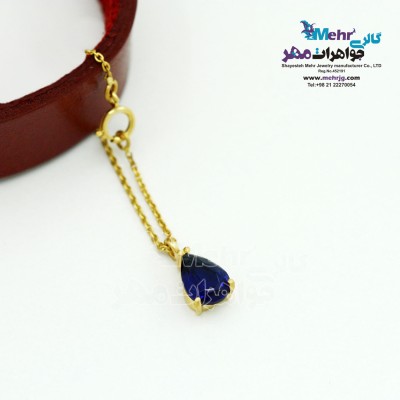 آویز ساعت طلا - طرح اشک