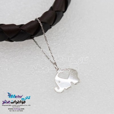 آویز ساعت طلا - طرح قلب