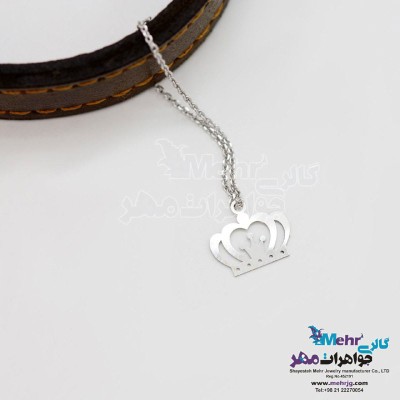 آویز ساعت طلا - طرح تاج