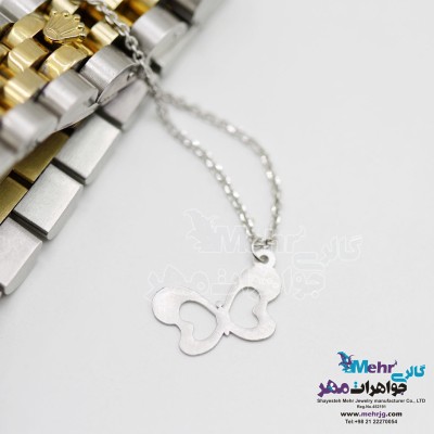 آویز ساعت طلا - طرح پروانه