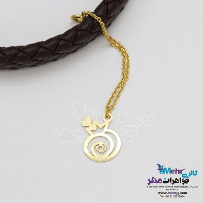 آویز ساعت طلا - طرح انار