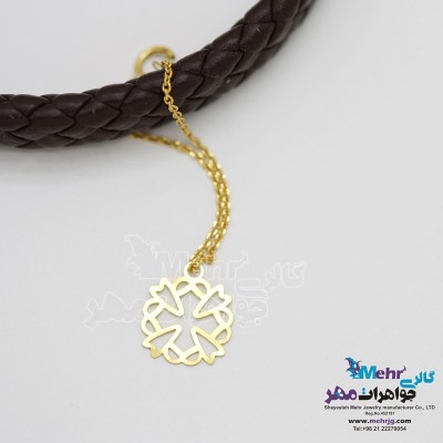 آویز ساعت طلا - طرح اسلیمی