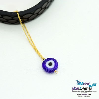 آویز ساعت طلا - طرح چشم نظر