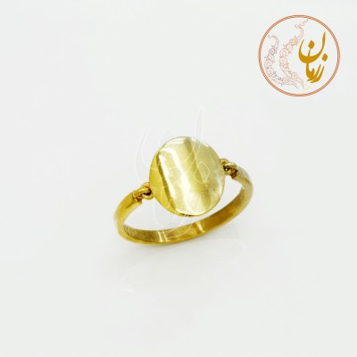 انگشتر طلا - طرح هندسی