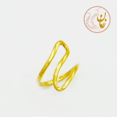 انگشتر طلا - طرح هندسی