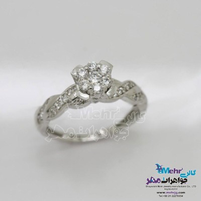 انگشتر طلا - طرح فلاور