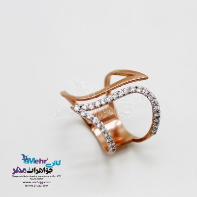 انگشتر جواهر - طرح هندسی