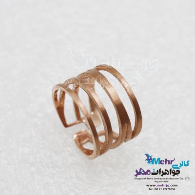 انگشتر طلا - طرح استوانه