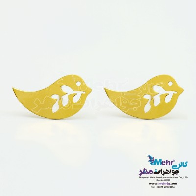 گوشواره طلا - طرح پرنده
