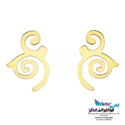 گوشواره طلا - طرح اسپیرال