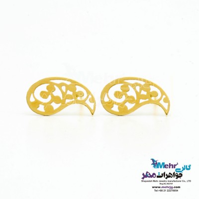 گوشواره طلا -  طرح بته جقه