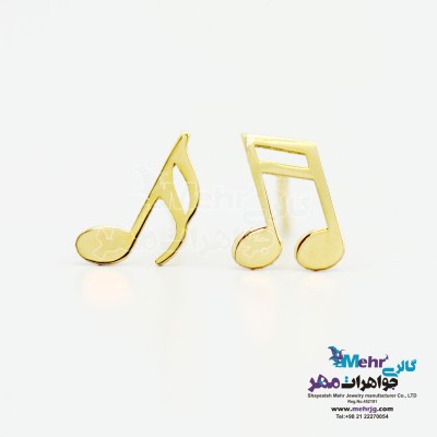 گوشواره طلا - طرح نت موسیقی