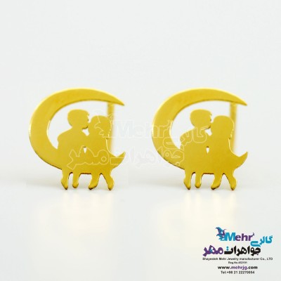 گوشواره طلا - طرح عاشقانه