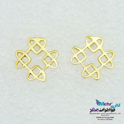 گوشواره طلا - طرح هندسی