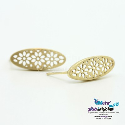 گوشواره طلا - طرح گل