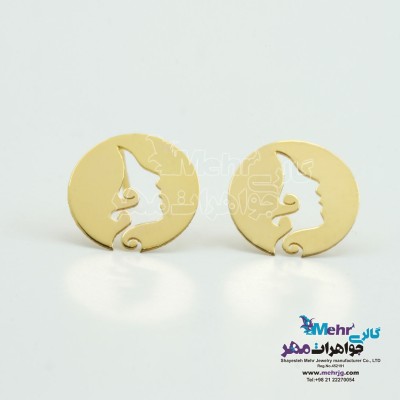 گوشواره طلا - طرح رخ