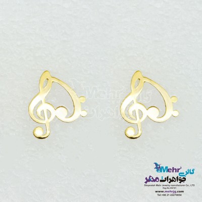 گوشواره طلا - طرح نت موسیقی