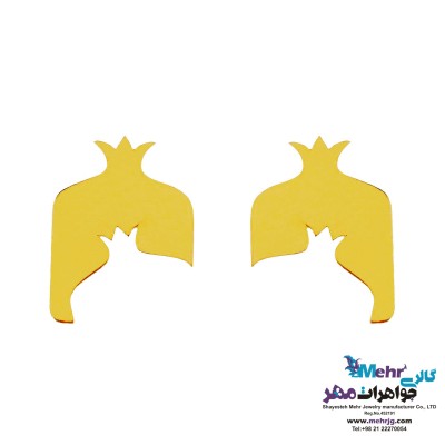 گوشواره طلا - طرح انار