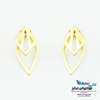 گوشواره طلا - طرح هندسی