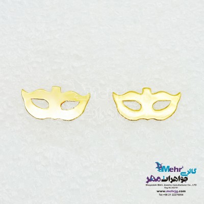 گوشواره طلا - طرح نقاب