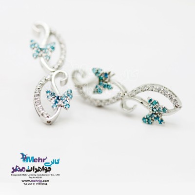 گوشواره جواهر - طرح پروانه