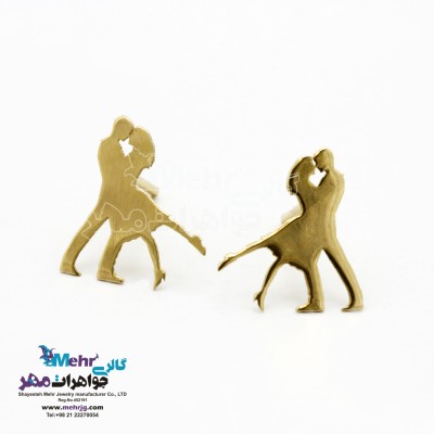 گوشواره طلا - طرح عاشقانه