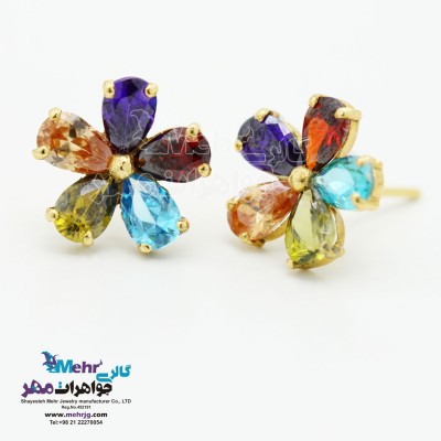 گوشواره طلا - طرح بولگاری