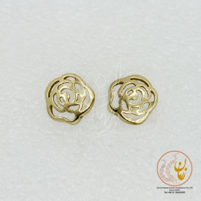گوشواره طلا - طرح گل