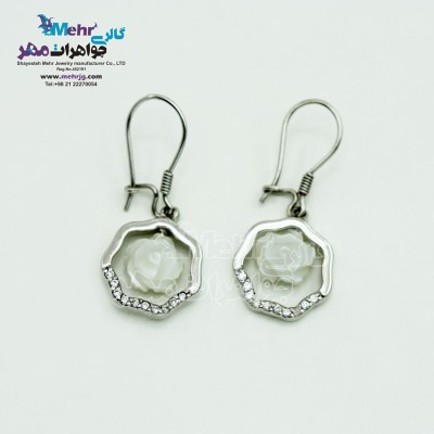 گوشواره طلا - طرح گل