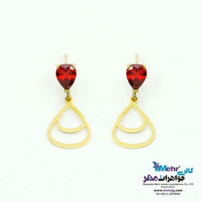 گوشواره طلا - طرح اشک