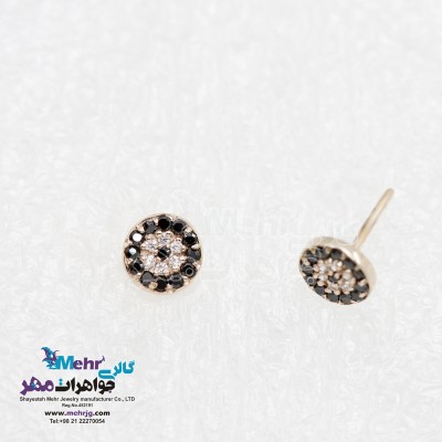 گوشواره طلا - طرح چشم نظر