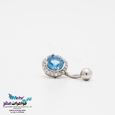 پیرسینگ طلا - طرح جواهر نشان
