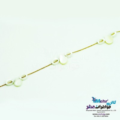 پابند طلا و سنگ - صدف