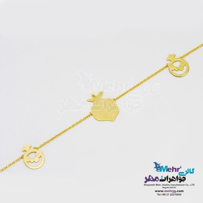 پابند طلا - طرح انار
