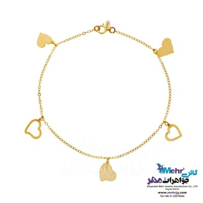 پابند طلا - طرح قلب