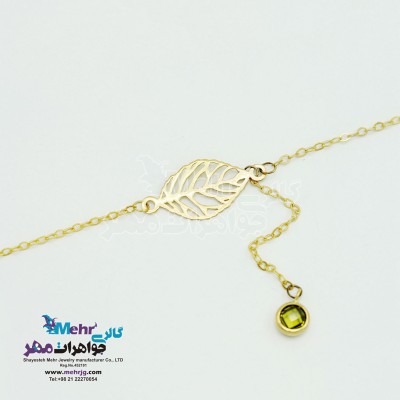 پابند طلا - طرح برگ