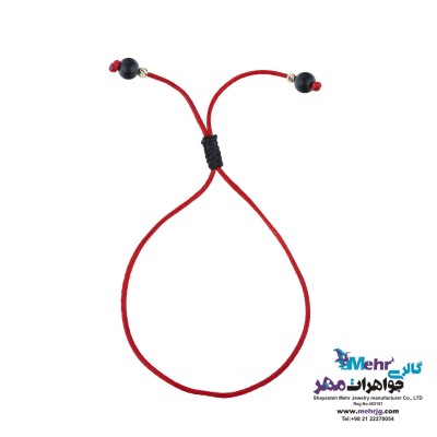 پابند طلا و سنگ - طرح گوی تراش