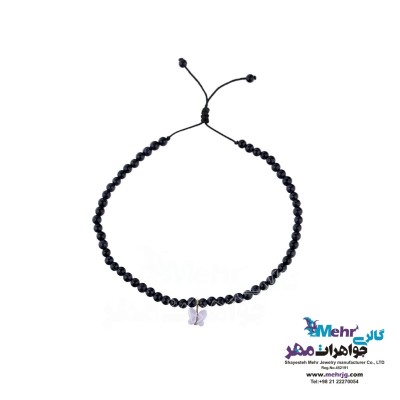 پابند طلا و سنگ - سواروسکی پروانه
